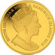 4 Pounds - Elizabeth II Queen Victoria on Throne obverse image