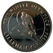 5 Crowns - Elizabeth II Ski Jumper, United Kingdom, 1993 reverse image