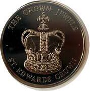 5 Crowns - Elizabeth II St Edwards Crown, United Kingdom, 2004 reverse image