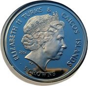5 Crowns - Elizabeth II The Jewelled Sword obverse image