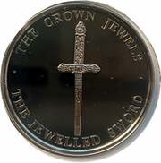5 Crowns - Elizabeth II The Jewelled Sword, United Kingdom, 2004 reverse image