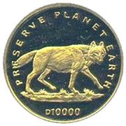 10 000 Dinara Gray Wolf reverse image