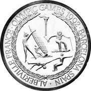 20 Crowns - Elizabeth II Skiing, Figure skating, Gymnastics, Windsurfing, United Kingdom, 1992 reverse image
