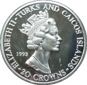 20 Crowns - Elizabeth II Brazil obverse image
