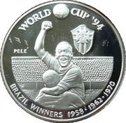 20 Crowns - Elizabeth II Brazil, United Kingdom, 1993 reverse image
