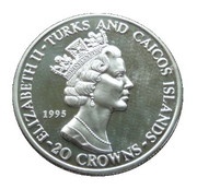 20 Crowns - Elizabeth II Gymnast obverse image