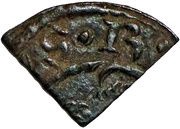 1 Farthing - Henry II Short Cross type; class 1a obverse image