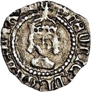 ½ Penny - Henry VIII 1st coinage obverse image