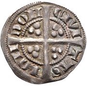 1 Penny - Edward I Sterling type; class 8b, United Kingdom, 1294-1299 reverse image