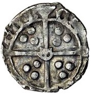 1 Penny - Henry VII Old type; Durham mint, United Kingdom, 1487-1488 reverse image