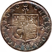 2 Pence - Charles II Milled Coinage, United Kingdom, 1662-1670 reverse image