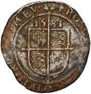 6 Pence - Elizabeth I 5th issue, United Kingdom, 1578-1582 reverse image
