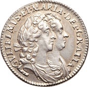 6 Pence - William and Mary obverse image