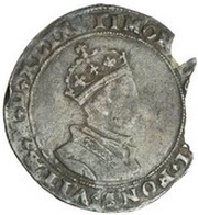 1 Shilling - Edward VI 2nd period; 1st issue obverse image
