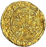 ¼ Ryal - Edward IV 1st reign; Light coinage, United Kingdom, 1467-1469 reverse image