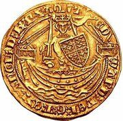 ½ Noble - Edward III Treaty period; London mint obverse image