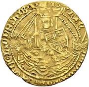 ½ Noble - Richard II London mint; type IIA obverse image