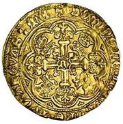 ½ Noble - Richard II London mint; type III, United Kingdom, 1377-1399 reverse image
