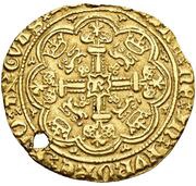 ½ Noble - Richard II Calais mint; type III, United Kingdom, 1377-1399 reverse image