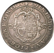 1 Crown - Charles I Tower mint, United Kingdom, 1632-1633 reverse image