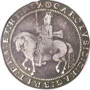 1 Crown - Charles I Truro mint obverse image