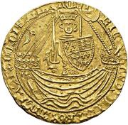 1 Noble - Richard II Calais mint; type IIIA obverse image