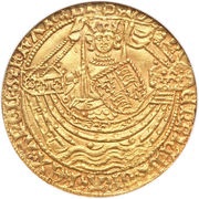 1 Noble - Henry VI London mint; Annulet issue obverse image