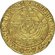 1 George Noble - Henry VIII 2nd coinage obverse image