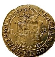 1 Unite - James I 2nd coinage; 4th bust, United Kingdom, 1605-1615 reverse image