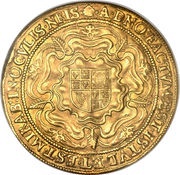 1 Rose-ryal - James I 2nd coinage, United Kingdom, 1604-1619 reverse image