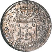 80 Réis - Pedro II Narrow Crown, Bahia Mint obverse image