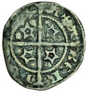 1 Penny - David II 2nd Coinage, Class A, United Kingdom, 1357-1367 reverse image