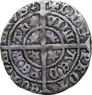 ½ Groat - Robert II, United Kingdom, 1371-1390 reverse image