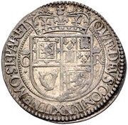 6 Shillings - Charles I 3rd Coinage, 1st Issue, United Kingdom, 1637-1638 reverse image