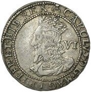 6 Shillings - Charles I 3rd Coinage, 5th Issue obverse image