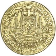 1 Angel - James IV Pattern, United Kingdom, 1512-1513 reverse image