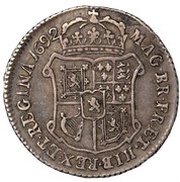 10 Shillings - William and Mary, United Kingdom, 1692 reverse image