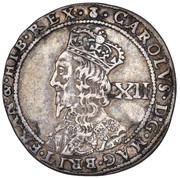 12 Shillings - Charles I 3rd Coinage, 5th Issue obverse image