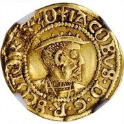 ⅓ Ducat - James V 3rd Coinage obverse image