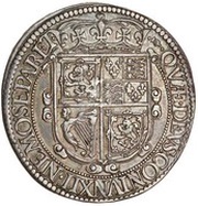 30 Shillings - Charles I 3rd Coinage, 2nd Issue, United Kingdom, 1638-1639 reverse image
