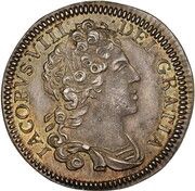 1 Guinea - James VIII Restrike, Pattern obverse image