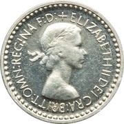 1 Penny - Elizabeth II Maundy pre-decimal; 1st issue obverse image