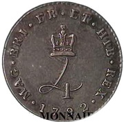 4 Pence - George III Thin numerals; incl. Maundy, United Kingdom, 1792 reverse image