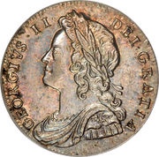 6 Pence - George II Young bust obverse image