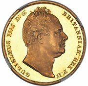 1 Crown - William IV Pattern obverse image