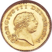 ⅓ Guinea - George III obverse image