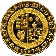 1 Guinea - George III Pattern, United Kingdom, 1787 reverse image