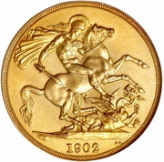 2 Pounds - Edward VII, United Kingdom, 1902 reverse image