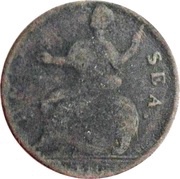 ½ Penny George Gordon - Bater Sea, United Kingdom, 1779 reverse image
