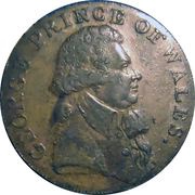 ½ Penny Middlesex - National Series / Prince of Wales obverse image